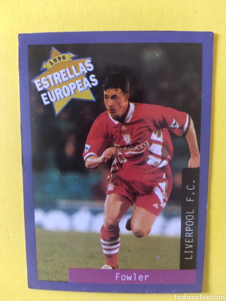 Cromos de f&uacute;tbol: Fowler Estrellas Europeas de 1996 Panini - Foto 2