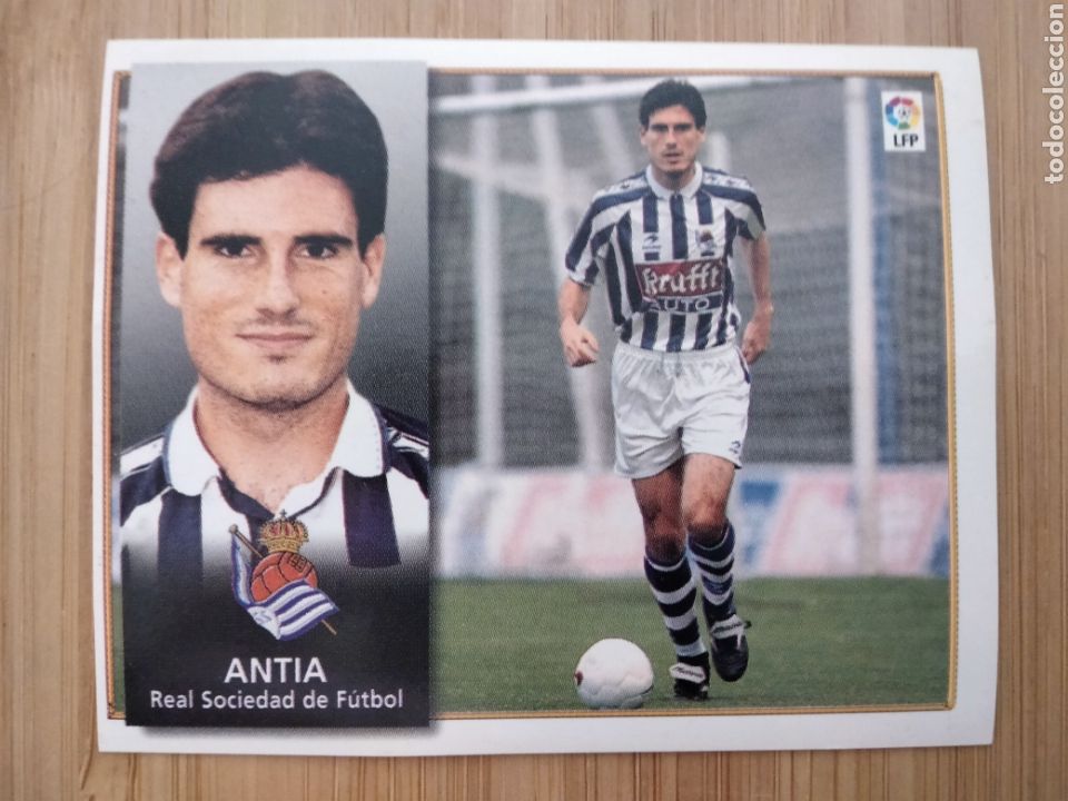Cromos de f&uacute;tbol: ANTIA REAL SOCIEDAD EDICIONES ESTE 98 99 1998 1999 SIN PEGAR CROMO FUTBOL UNIFICO ENVIOS