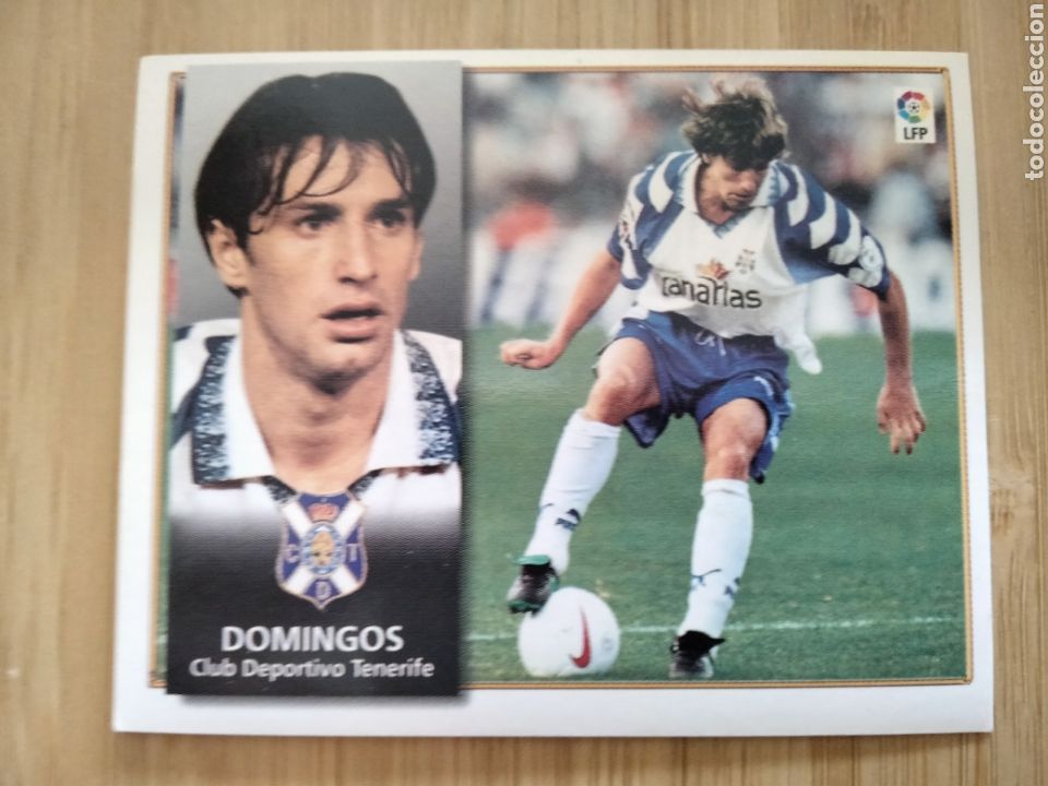 Cromos de f&uacute;tbol: DOMINGOS TENERIFE EDICIONES ESTE 98 99 1998 1999 SIN PEGAR CROMO FUTBOL UNIFICO ENVIOS
