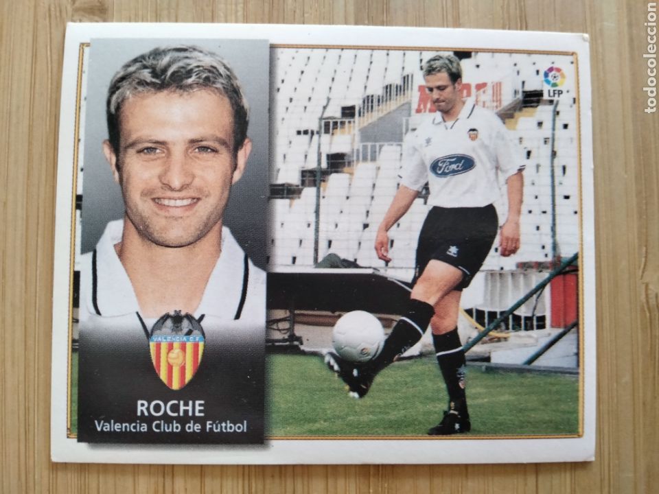Cromos de f&uacute;tbol: ROCHE VALENCIA C.F EDICIONES ESTE 98 99 1998 1999 SIN PEGAR CROMO FUTBOL UNIFICO ENVIOS