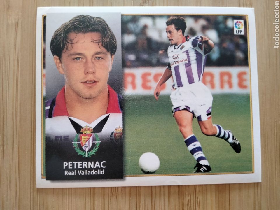 Cromos de f&uacute;tbol: PETERNAC REAL VALLADOLID EDICIONES ESTE 98 99 1998 1999 SIN PEGAR CROMO FUTBOL UNIFICO ENVIOS