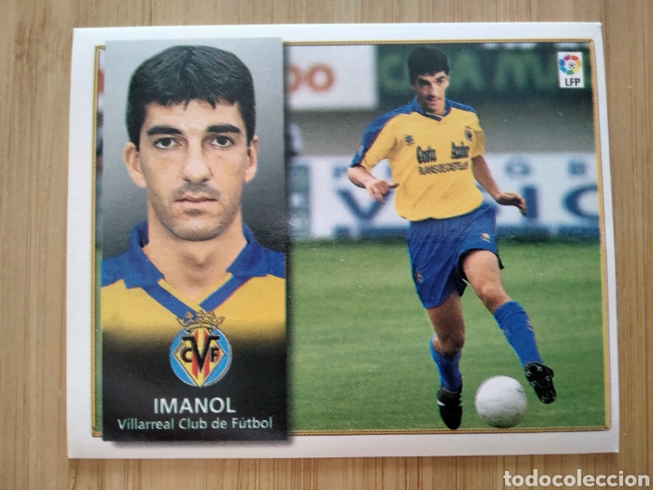 Cromos de f&uacute;tbol: IMANOL VILLARREAL EDICIONES ESTE 98 99 1998 1999 SIN PEGAR CROMO FUTBOL UNIFICO ENVIOS