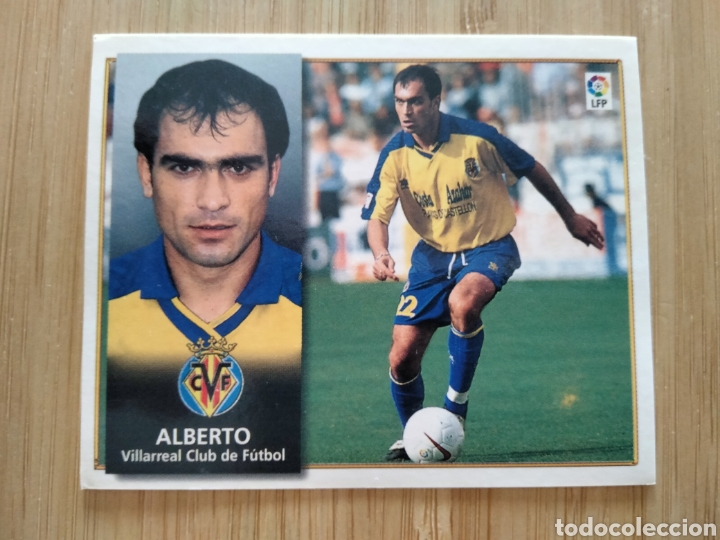 Cromos de f&uacute;tbol: ALBERTO VILLARREAL EDICIONES ESTE 98 99 1998 1999 SIN PEGAR CROMO FUTBOL UNIFICO ENVIOS