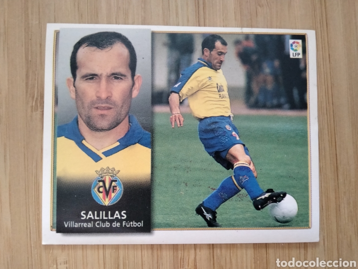 Cromos de f&uacute;tbol: SALILLAS VILLARREAL EDICIONES ESTE 98 99 1998 1999 SIN PEGAR CROMO FUTBOL UNIFICO ENVIOS