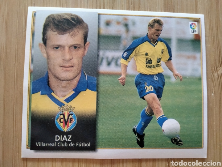 Cromos de f&uacute;tbol: DIAZ VILLARREAL EDICIONES ESTE 98 99 1998 1999 SIN PEGAR CROMO FUTBOL UNIFICO ENVIOS