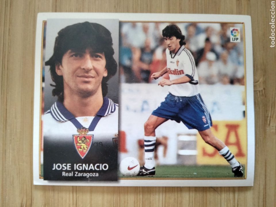 Cromos de Futebol: JOSE IGNACIO REAL ZARAGOZA EDICIONES ESTE 98 99 1998 1999 SIN PEGAR CROMO FUTBOL UNIFICO ENVIOS