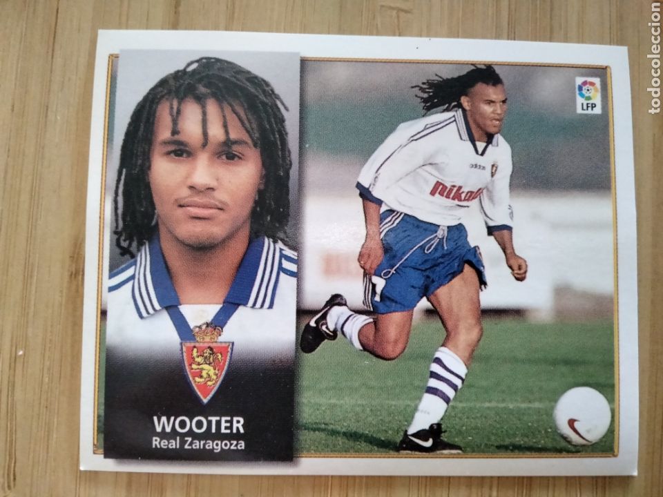 Cromos de f&uacute;tbol: WOOTER REAL ZARAGOZA EDICIONES ESTE 98 99 1998 1999 SIN PEGAR CROMO FUTBOL UNIFICO ENVIOS