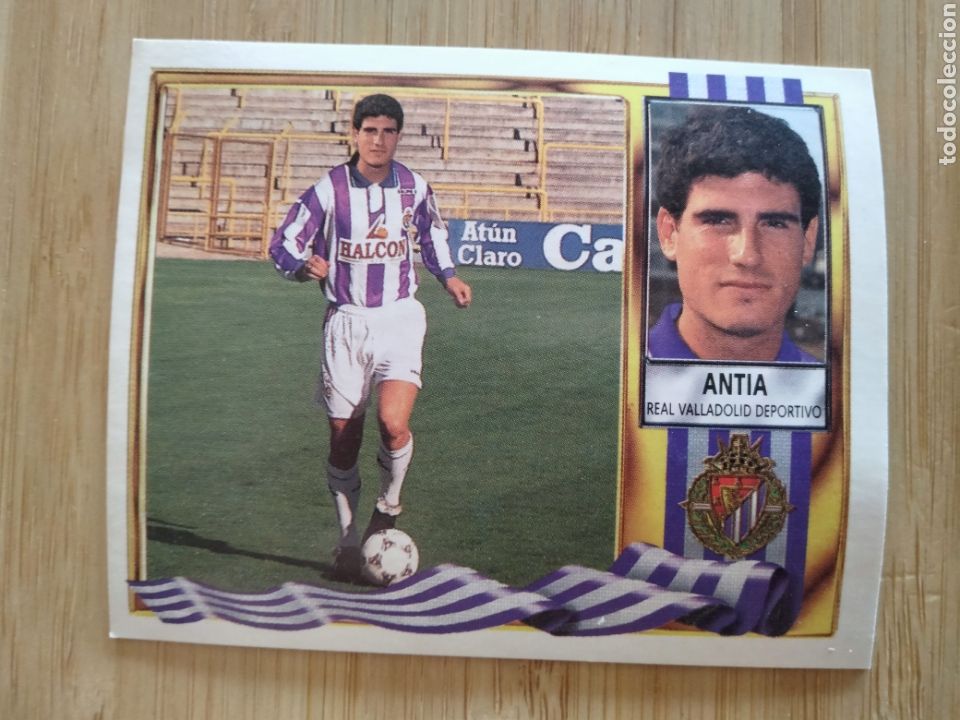 Cromos de Futebol: ANTIA VERSION HALCON REAL VALLADOLID EDICIONES ESTE 95 96 1995 1996 SIN PEGAR FUTBOL UNIFICO ENVIOS
