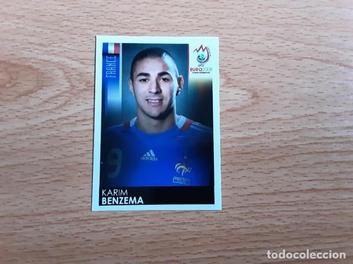 Cromos de F&uacute;tbol: CROMO FUTBOL EURO 2008 PANINI 354.BENZEMA ROOKIE-FRANCIA-NUNCA PEGADO-TRASERA MADE IN BRAZIL