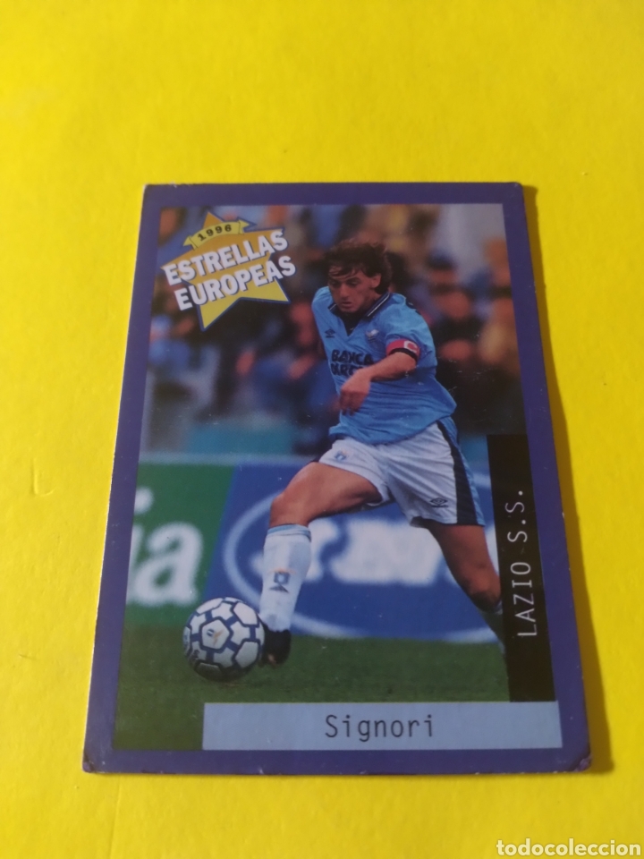 Cromos de f&uacute;tbol: Signori Estrellas Europeas de 1996 Panini