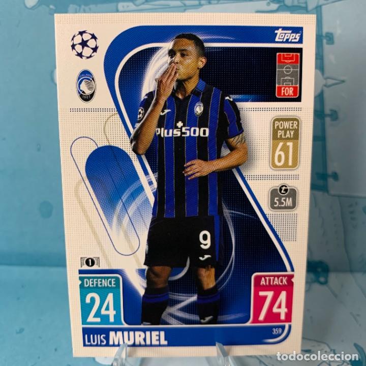 Cromos de F&uacute;tbol: MURIEL 359 - ATALANTA - TOPPS UCL CHAMPIONS LEAGUE MATCH ATTAX 2021 2022 NUEVA