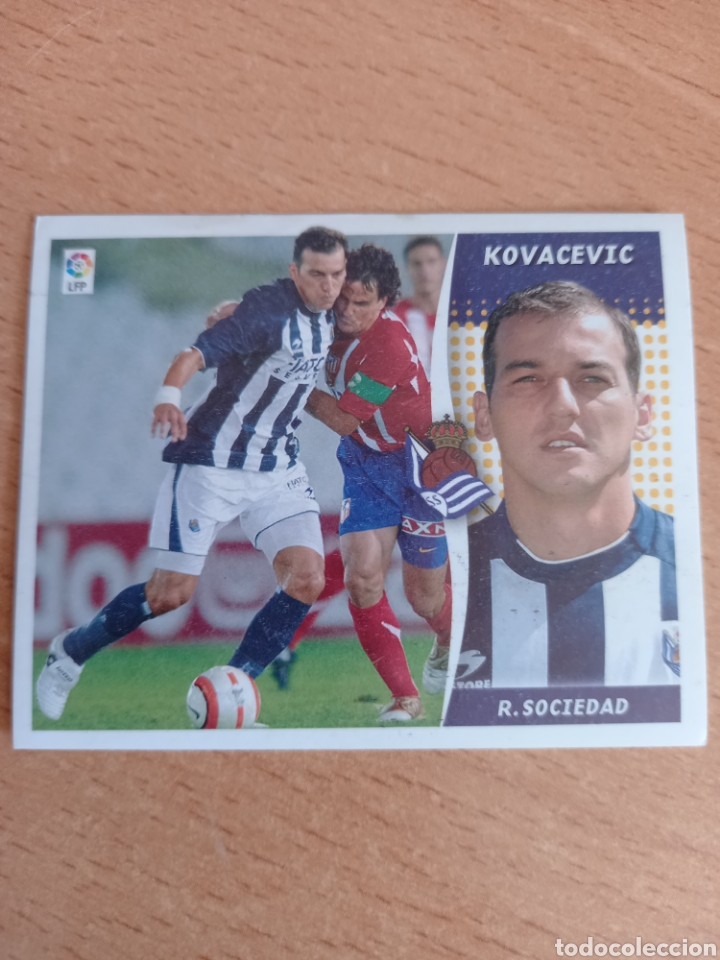Fu&szlig;ball-Sticker: Kovacevic Real Sociedad liga 2006 2007 06 07 ediciones este