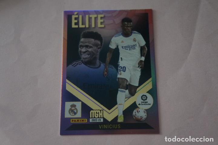 Figurine di Calcio: TRADING CARD DE F&Uacute;TBOL VINICIUS DEL REAL MADRID C.F. N&ordm; 9 LIGA MEGACRACKS 2022-2023/22-23 PANINI