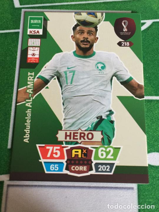 Cromos de f&uacute;tbol: 218. Abdulelah Al-Amri (Saudi Arabia) Adrenalyn FIFA World Cup Qatar 2022 PANINI