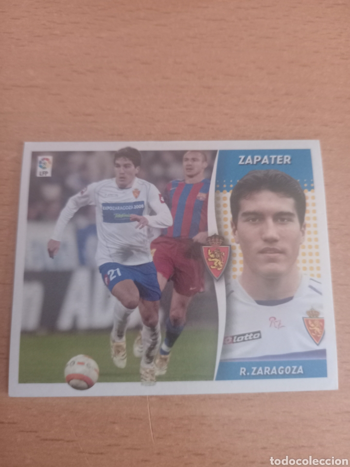 Football Stickers: Zapater Real Zaragoza liga 2006 2007 06 07 ediciones este
