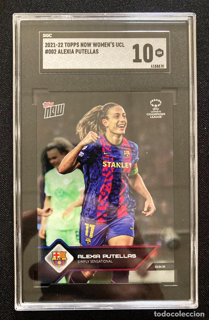 Figurine di Calcio: 2021 Topps Now Womens UEFA Champions League Alexia Putellas #2 SGC 10 Barca