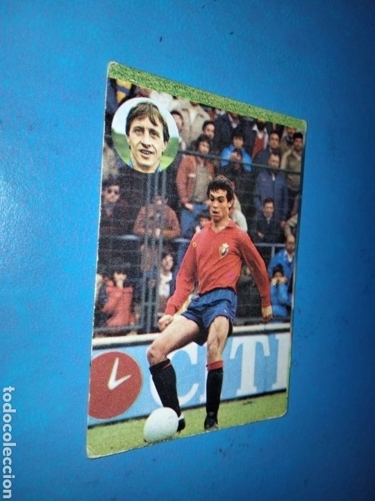 Cromos de Futebol: LUMBRERAS APRENDE JUGAR FUTBOL CON JOHAN CRUYFF N&ordm; 52 NUEVO SIN PEGAR GEPRODESA 1984 CROMO FUTBOL