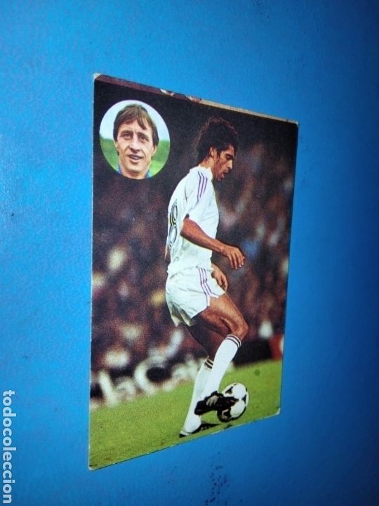 Fu&szlig;ball-Sticker: LOZANO APRENDE JUGAR FUTBOL CON JOHAN CRUYFF N&ordm; 143 NUEVO SIN PEGAR GEPRODESA 1984 CROMO FUTBOL