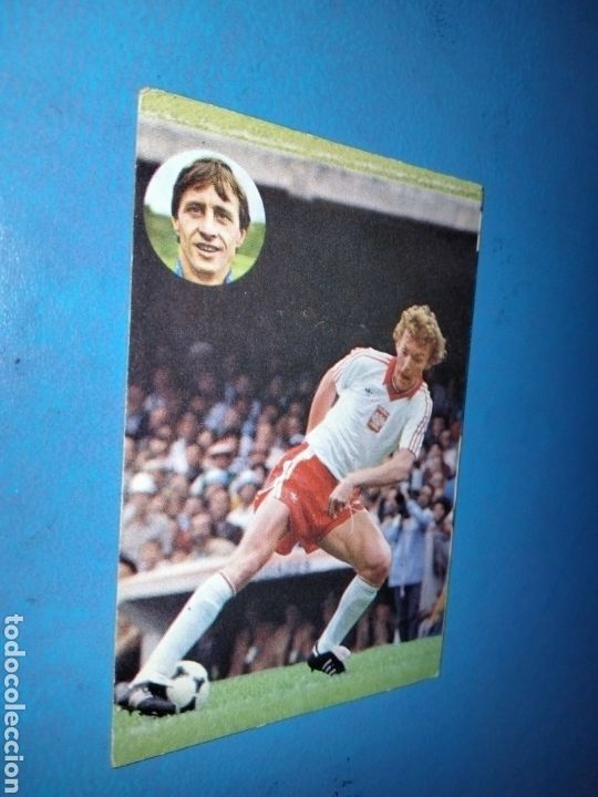 Cromos de f&uacute;tbol: BONIEK POLONIA APRENDE JUGAR FUTBOL CON JOHAN CRUYFF N&ordm; 150 NUEVO SIN PEGAR GEPRODESA 1984 CROMO