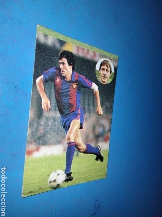 Cromos de f&uacute;tbol: CARRASCO APRENDE JUGAR FUTBOL CON JOHAN CRUYFF N&ordm; 195 NUEVO SIN PEGAR GEPRODESA 1984 CROMO