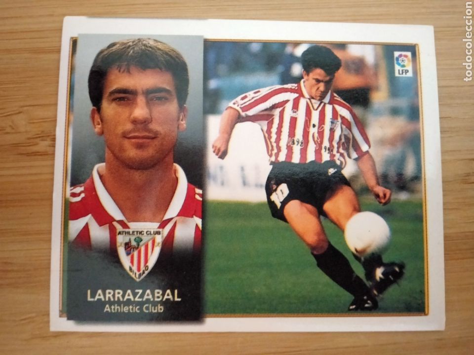 Fu&szlig;ball-Sticker: LARRAZABAL ATHLETIC DE BILBAO EDICIONES ESTE 98 99 1998 1999 SIN PEGAR CROMO UNIFICO ENVIOS