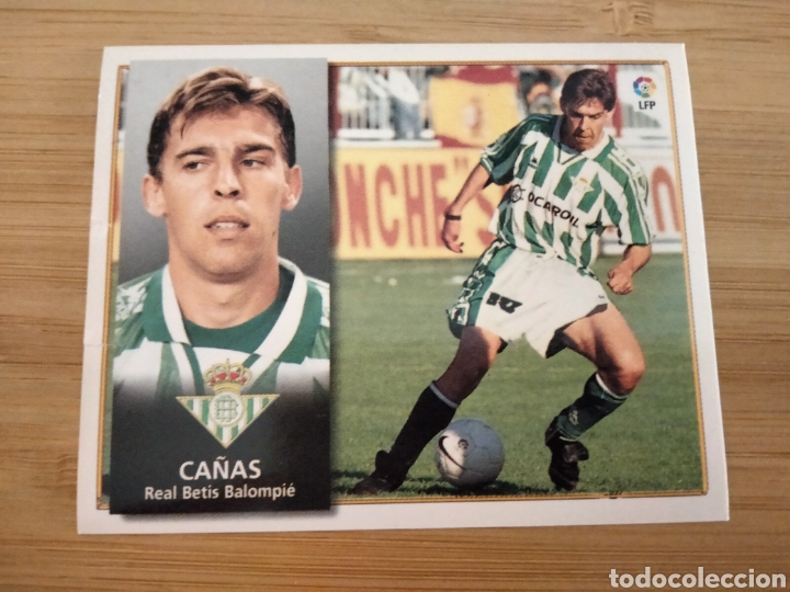 Fu&szlig;ball-Sticker: CA&Ntilde;AS REAL BETIS EDICIONES ESTE 98 99 1998 1999 SIN PEGAR CROMO FUTBOL UNIFICO ENVIOS