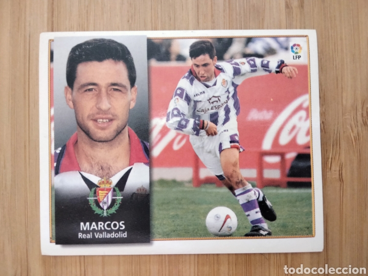 Cromos de f&uacute;tbol: MARCOS REAL VALLADOLID EDICIONES ESTE 98 99 1998 1999 SIN PEGAR CROMO FUTBOL UNIFICO ENVIOS