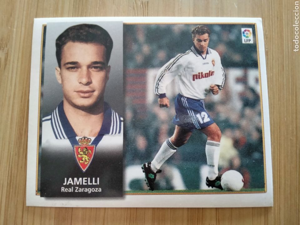 Cromos de f&uacute;tbol: JAMELLI REAL ZARAGOZA EDICIONES ESTE 98 99 1998 1999 SIN PEGAR CROMO FUTBOL UNIFICO ENVIOS