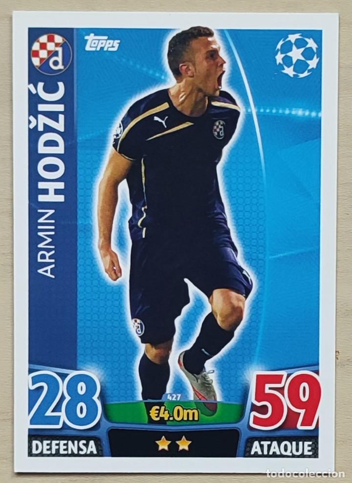 Football Stickers: 427 HODZIC DINAMO ZAGREB FICHA CARDS UEFA CHAMPIONS LEAGUE MATCH ATTAX TOPPS 2015 2016 15 16
