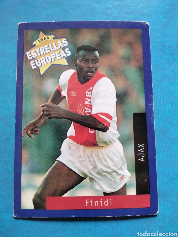 Cromos de f&uacute;tbol: FINIDI AJAX N&ordm; 12 ESTRELLAS EUROPEAS 1995 1996 PANINI 95 96 CARD VER FOTOS CROMO FUTBOL