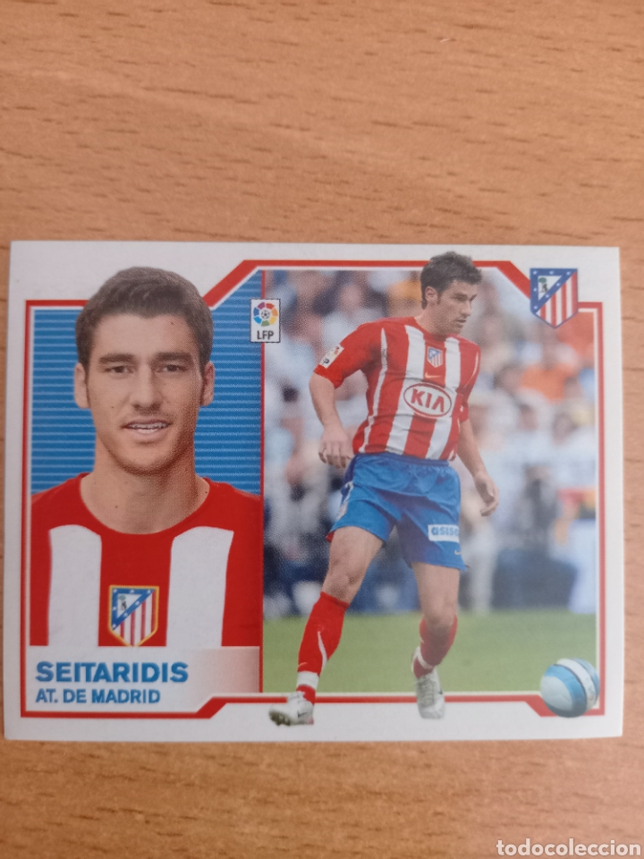 Cromos de F&uacute;tbol: Seitaridis Atl&eacute;tico de Madrid liga 2007 2008 07 08 ediciones este