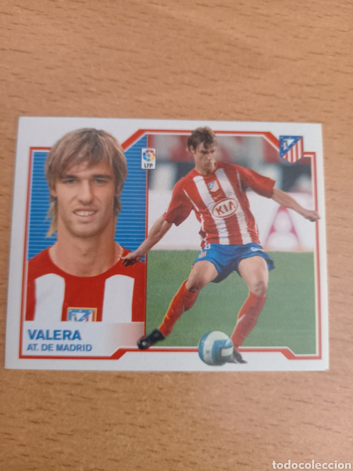 Football Stickers: Valera Atl&eacute;tico de Madrid liga 2007 2008 07 08 ediciones este
