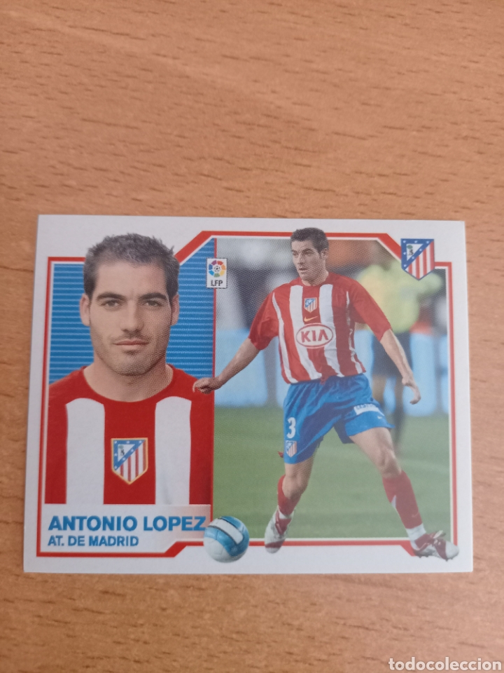 Cromos de Futebol: Antonio L&oacute;pez Atl&eacute;tico de Madrid liga 2007 2008 07 08 ediciones este
