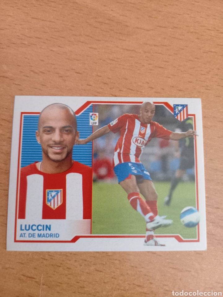 Fu&szlig;ball-Sticker: Luccin baja Atletico de Madrid liga 2007 2008 07 08 ediciones este