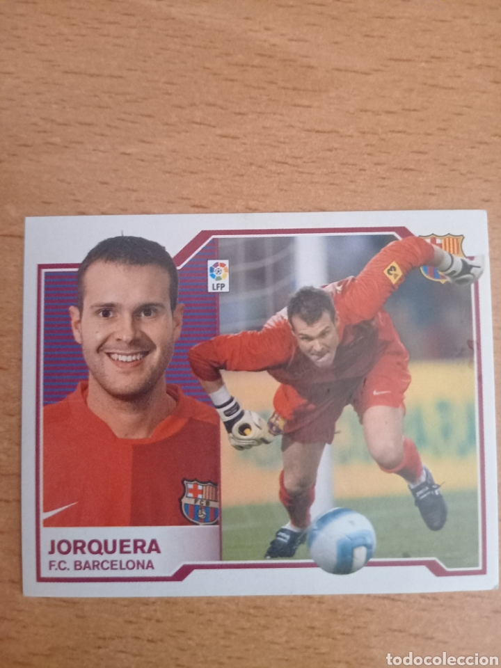 Fu&szlig;ball-Sticker: Jorquera Barcelona liga 2007 2008 07 08 ediciones este