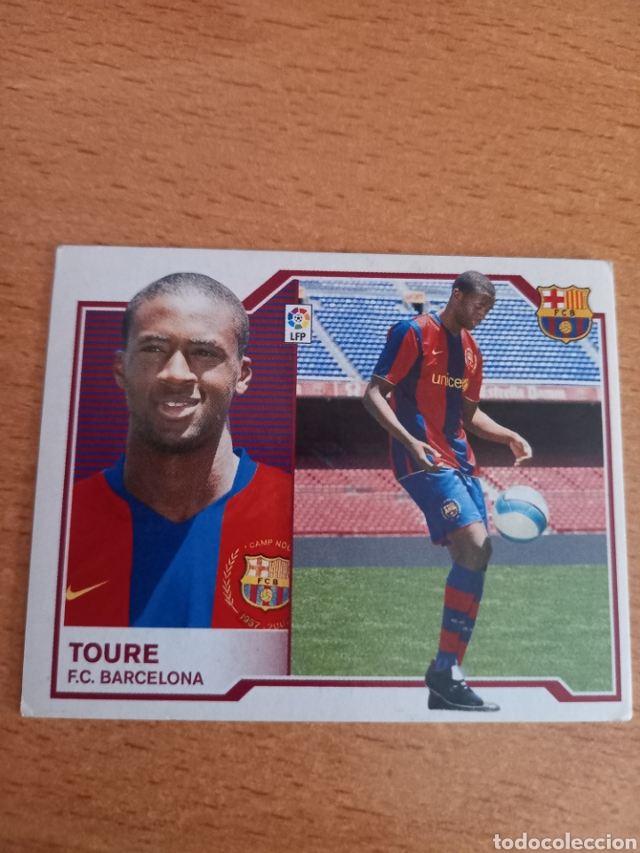 Cromos de F&uacute;tbol: Toure Barcelona liga 2007 2008 07 08 ediciones este