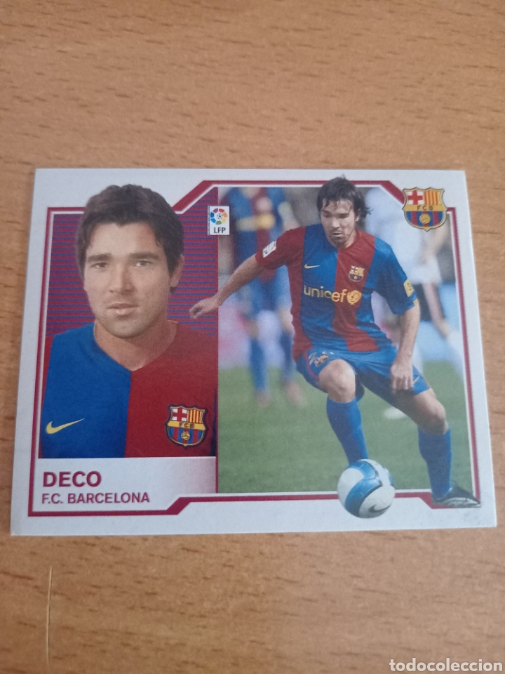 Cromos de f&uacute;tbol: Deco Barcelona liga 2007 2008 07 08 ediciones este