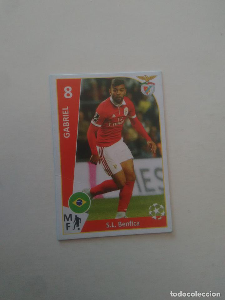 Cromos de f&uacute;tbol: 197 GABRIEL BENFICA TARJETA CROMO FUTBOL CHAMPIONS LEAGUE 2018-2019 18-19 ABE PRO-MONT