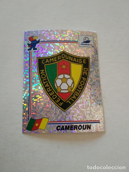 Figurine di Calcio: 121 ESCUDO LOGO CAMER&Uacute;N STICKER CROMO FUTBOL PANINI MUNDIAL 1998 WORLD CUP 98 COPA MUNDO