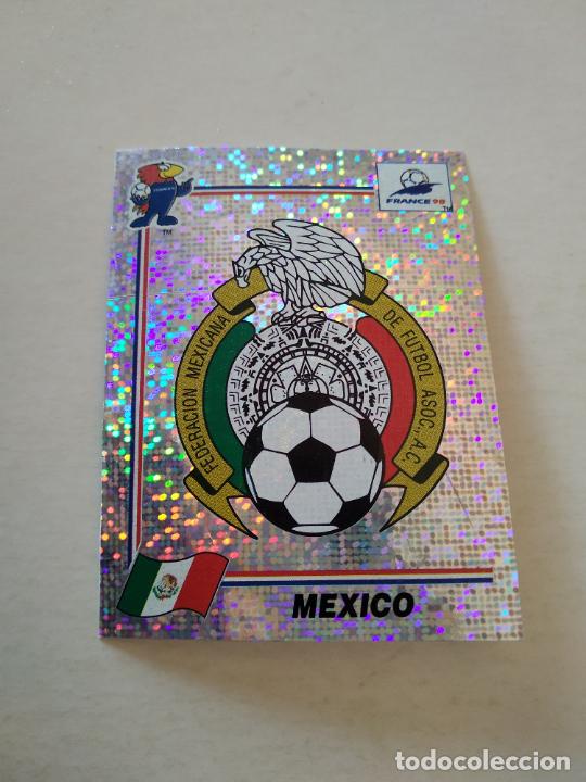 Figurine di Calcio: 354 ESCUDO LOGO M&Eacute;XICO STICKER CROMO FUTBOL PANINI MUNDIAL 1998 WORLD CUP 98 COPA MUNDO