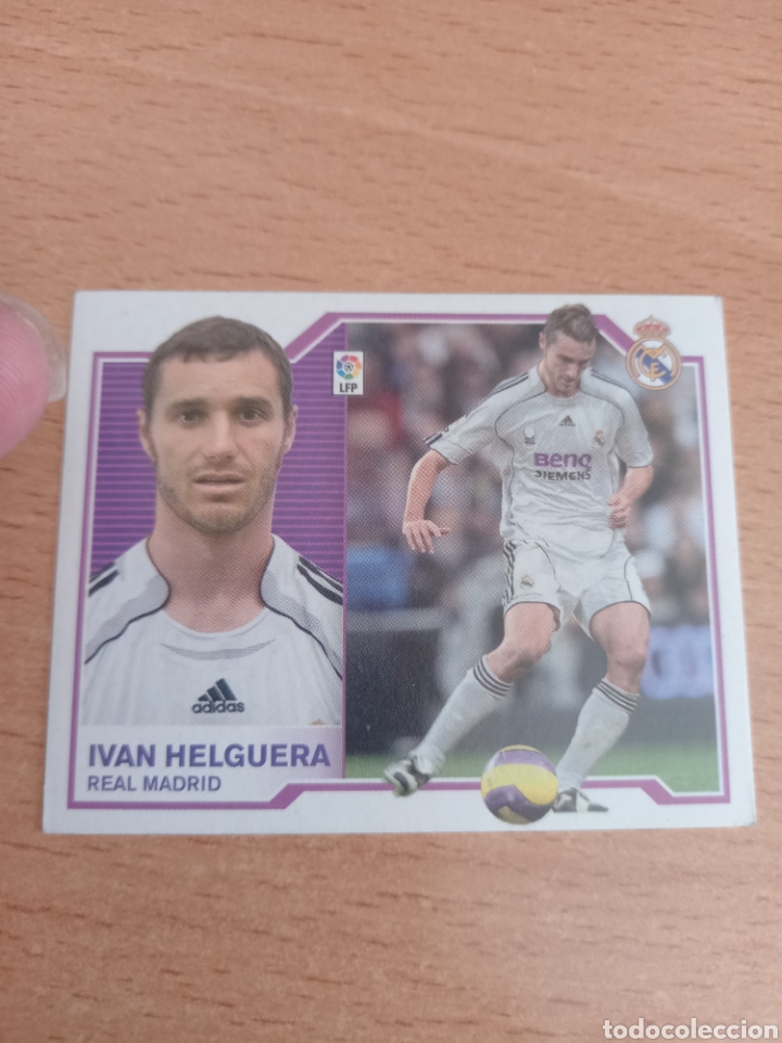 Cromos de f&uacute;tbol: Ivan Helguera baja Real Madrid liga 2007 2008 07 08 ediciones este