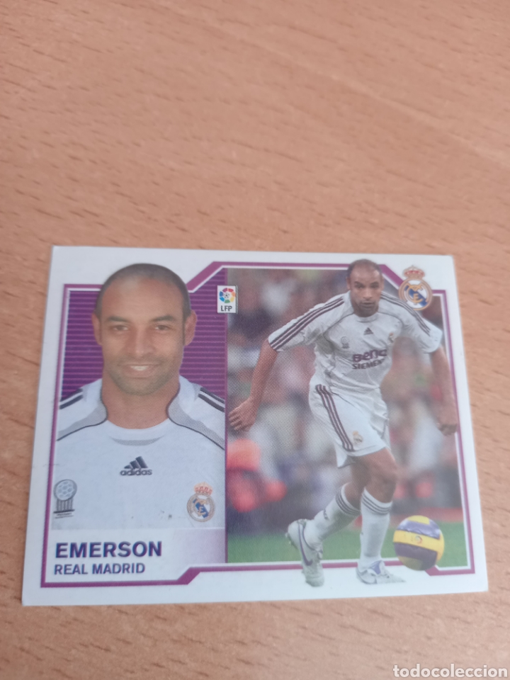 Figurine di Calcio: Emerson baja Real Madrid liga 2007 2008 07 08 ediciones este