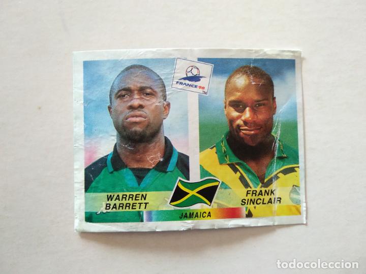 Cromos de F&uacute;tbol: 553 WARREN BARRETT FRANK SINCLAIR JAMAICA CROMO FUTBOL PANINI MUNDIAL 1998 WORLD CUP 98 COPA MUNDO