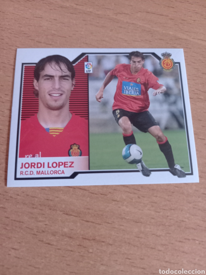 Cromos de f&uacute;tbol: Jordi L&oacute;pez baja Mallorca liga 2007 2008 07 08 ediciones este