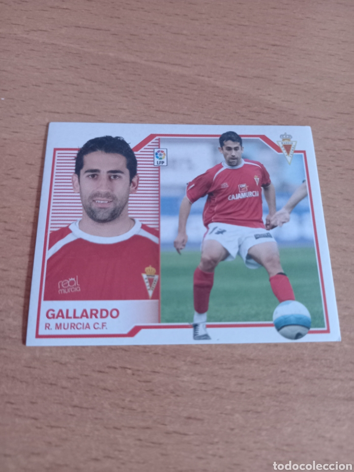 Football Stickers: Gallardo Real Murcia liga 2007 2008 07 08 ediciones este