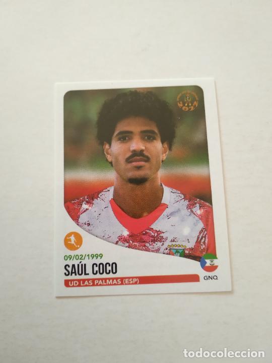 Cromos de F&uacute;tbol: 393 SAUL COCO GUINEA ECUATORIAL CROMO FUTBOL COLECCI&Oacute;N COPA AFRICA 2022 EDITORIAL SPHINX