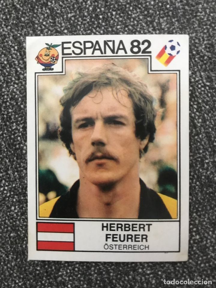 Cromos de F&uacute;tbol: Cromo panini mundial Espa&ntilde;a 82 n&uacute;mero 130 Feurer - Sticker album world cup Spain 1982