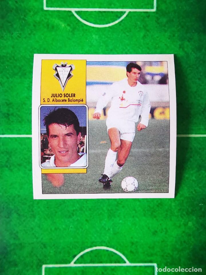 Cromos de Futebol: CROMO FUTBOL RECUPERADO 92 93 LIGA ESTE 1992 1993 SD ALBACETE JULIO SOLER