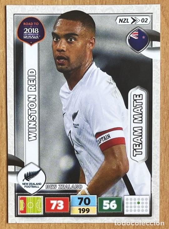Fu&szlig;ball-Sticker: NZL 02 WINSTON REID NUEVA ZELANDA FICHA ADRENALYN XL RUSIA FIFA WORLD CUP ROAD TO RUSSIA 2018