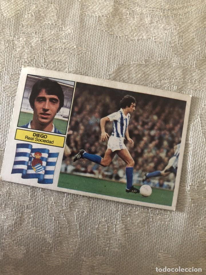 Cromos de f&uacute;tbol: DIEGO REAL SOCIEDAD EDICIONES ESTE 82-83 - Foto 1